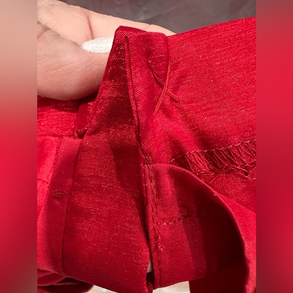 NWOT Adrianna Papell Stretch Tafetta Side Drape Cocktail Dress - Picture 5 of 7